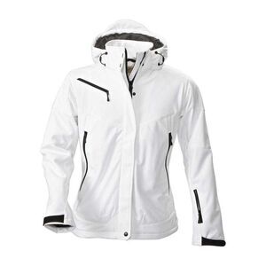 Printer Womens/Ladies Skeleton Soft Shell Jacket / White